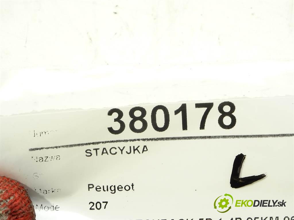 Peugeot 207  2010 70 kW LIFT HATCHBACK 5D 1.4B 95KM 06-12 1400 spinačka 36410600 (Spínacie skrinky a kľúče)