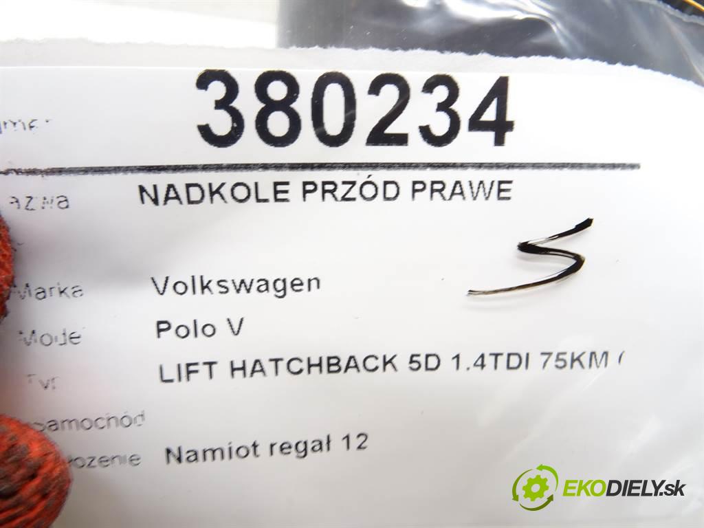 Volkswagen Polo V    LIFT HATCHBACK 5D 1.4TDI 75KM 09-17  podblatník přední část pravé 6C0805696
