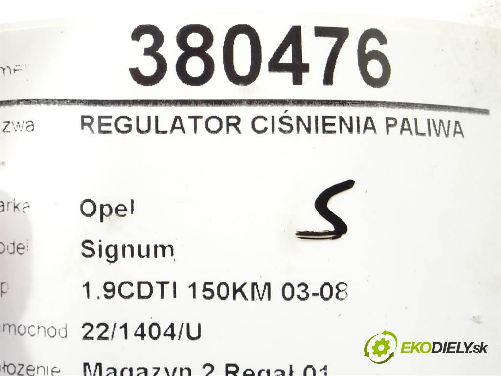 Opel Signum  2004 110 kW 1.9CDTI 150KM 03-08 1900 Regulátor tlaku paliva  (Ostatné)
