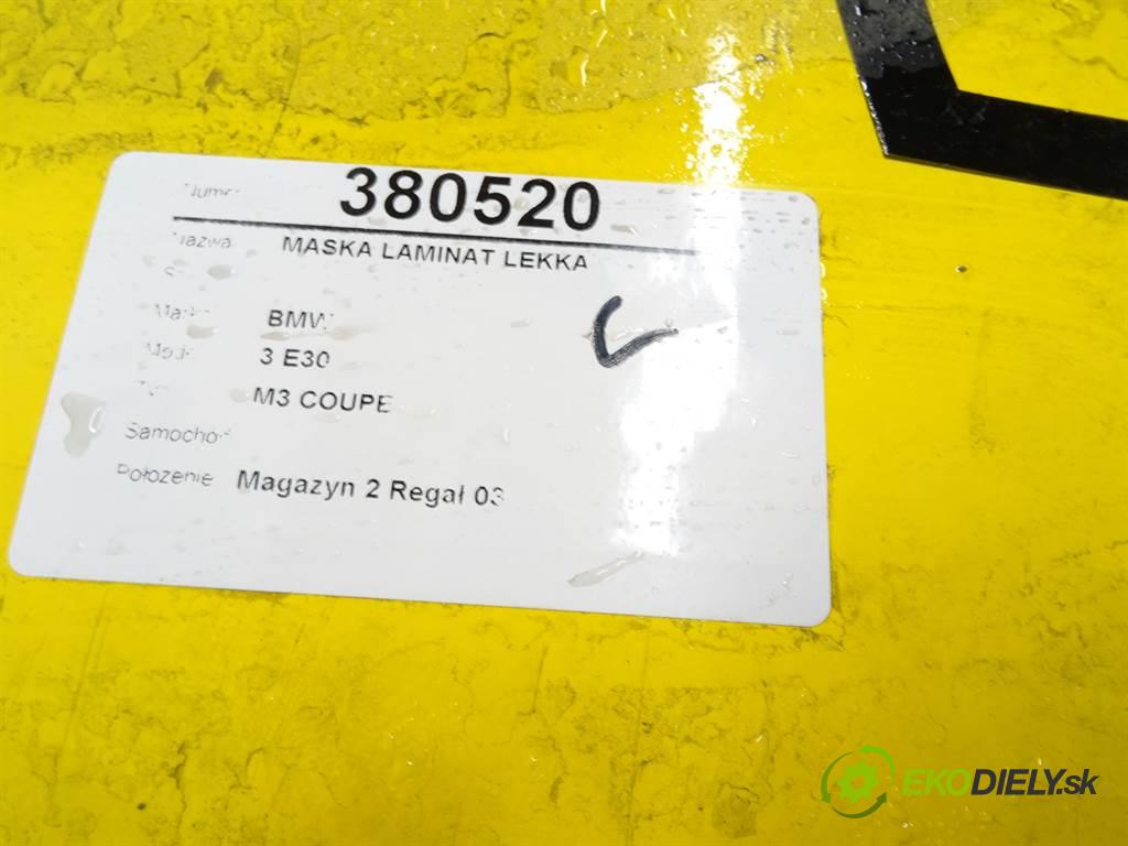 BMW 3 E30    M3 COUPE  kapota LAMINÁT: SVĚTLO: MIKINKA