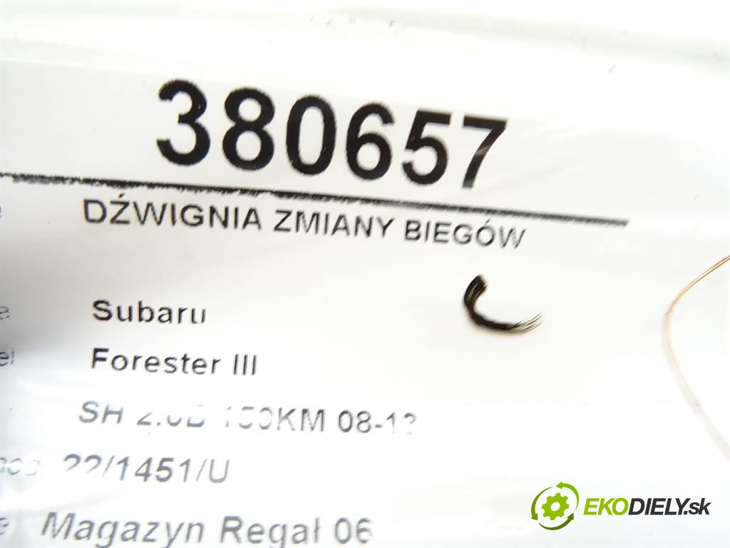 Subaru Forester III  2008 110KW SH 2.0B 150KM 08-13 1994 Kulisa  (Rýchlostné páky / kulisy)