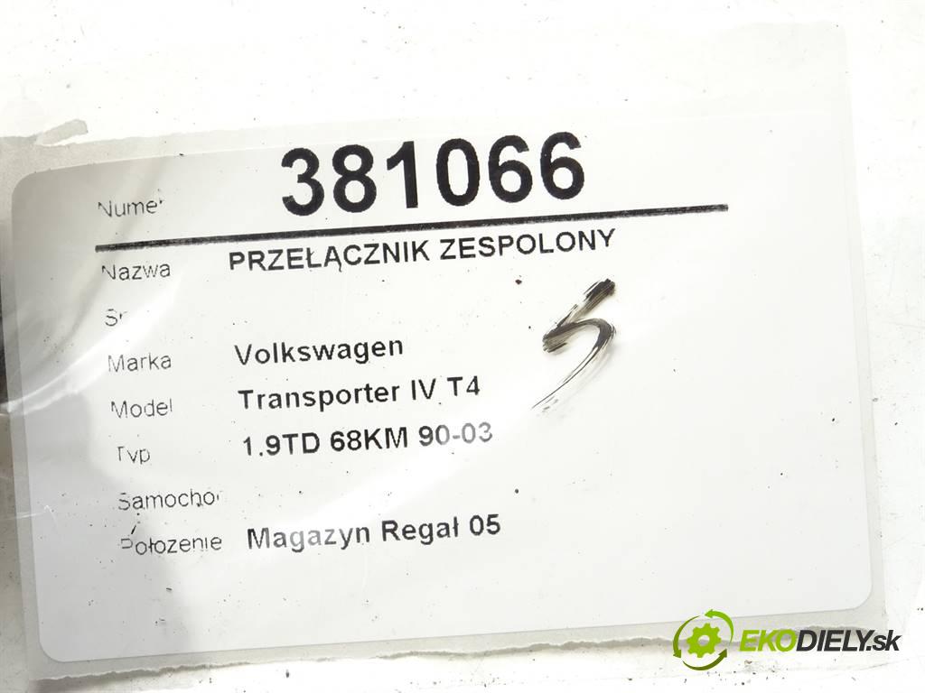 Volkswagen Transporter IV T4    1.9TD 68KM 90-03  Prepínač kombinovaný 703953503AK (Prepínače, spínače, tlačidlá a ovládače kúrenia)
