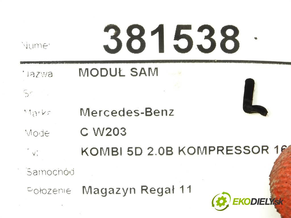 Mercedes-Benz C W203    KOMBI 5D 2.0B KOMPRESSOR 163KM 00-06  Modul SAM 0025459401 (Ostatné)