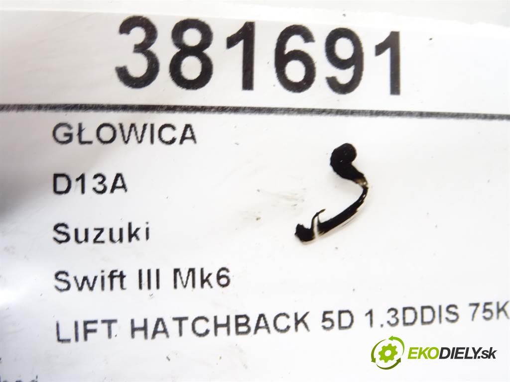 Suzuki Swift III Mk6    LIFT HATCHBACK 5D 1.3DDIS 75KM 05-10  Hlava valcov D13A 55198641 (Hlavy valcov)