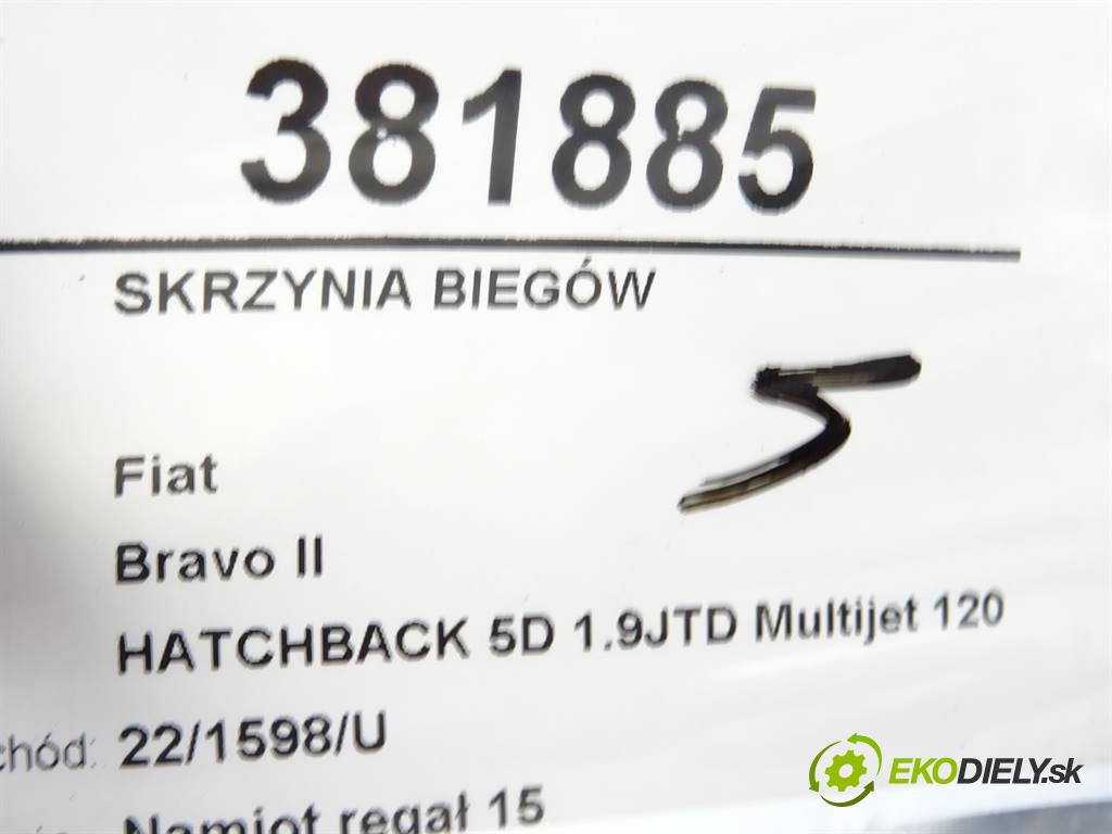 Fiat Bravo II  2007 88 kW HATCHBACK 5D 1.9JTD Multijet 120KM 07-14 1900 převodovka 464332891 (Převodovky)