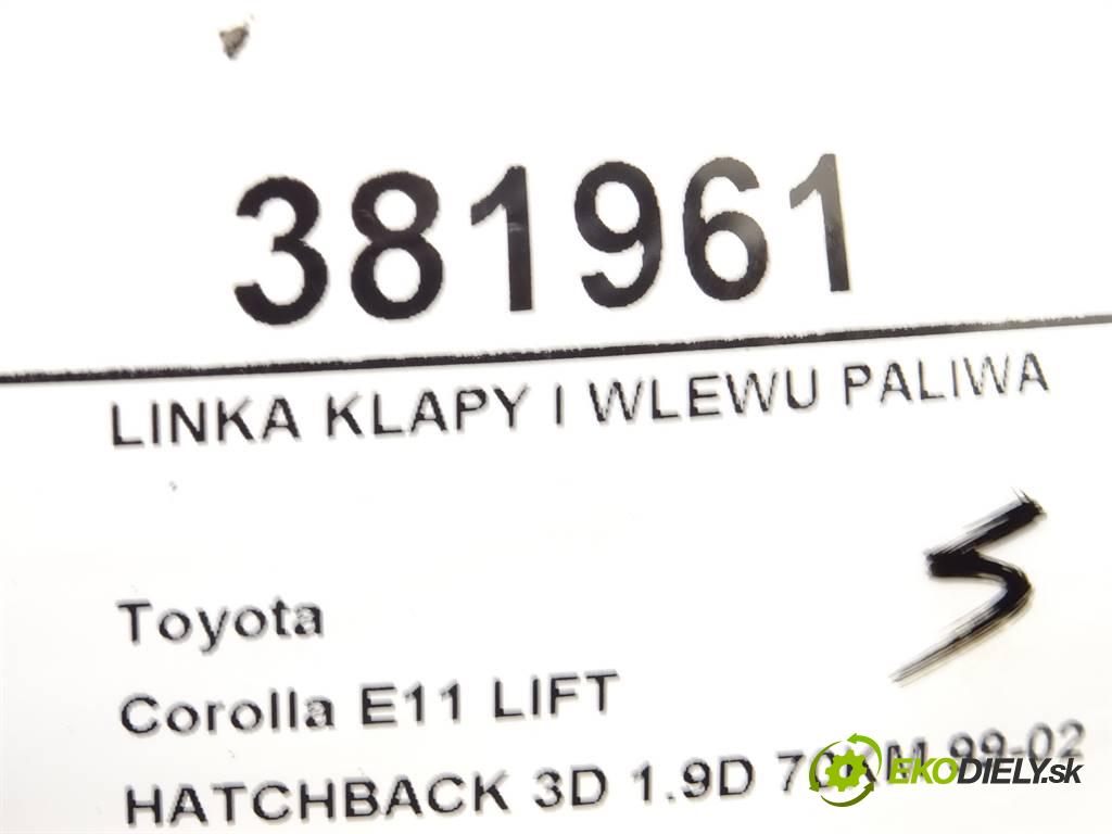 Toyota Corolla E11 LIFT    HATCHBACK 3D 1.9D 70KM 99-02  Lanko dverí I nádrže paliva