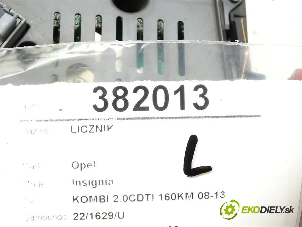 Opel Insignia  2010 118 kW KOMBI 2.0CDTI 160KM 08-13 2000 Prístrojovka 13333344 (Prístrojové dosky, displeje)
