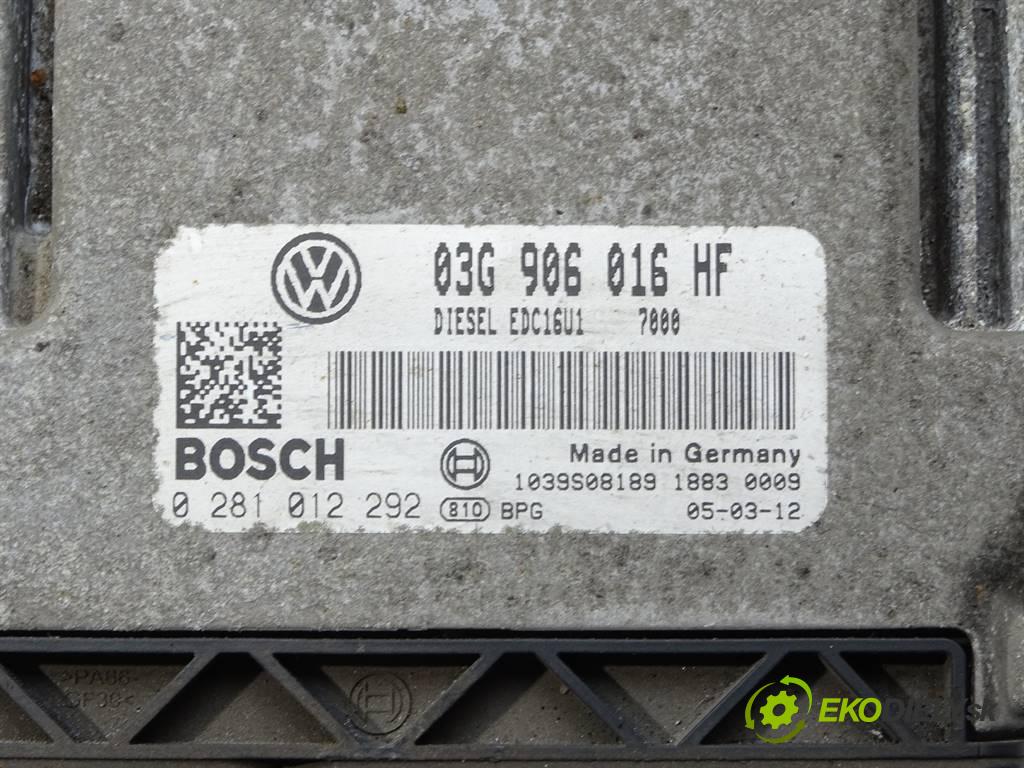 Skoda Octavia II  2005 100 kW LIFTBACK 5D 2.0TDI 140KM 04-08 2000 riadiaca jednotka Motor 03G906016HF (Riadiace jednotky)