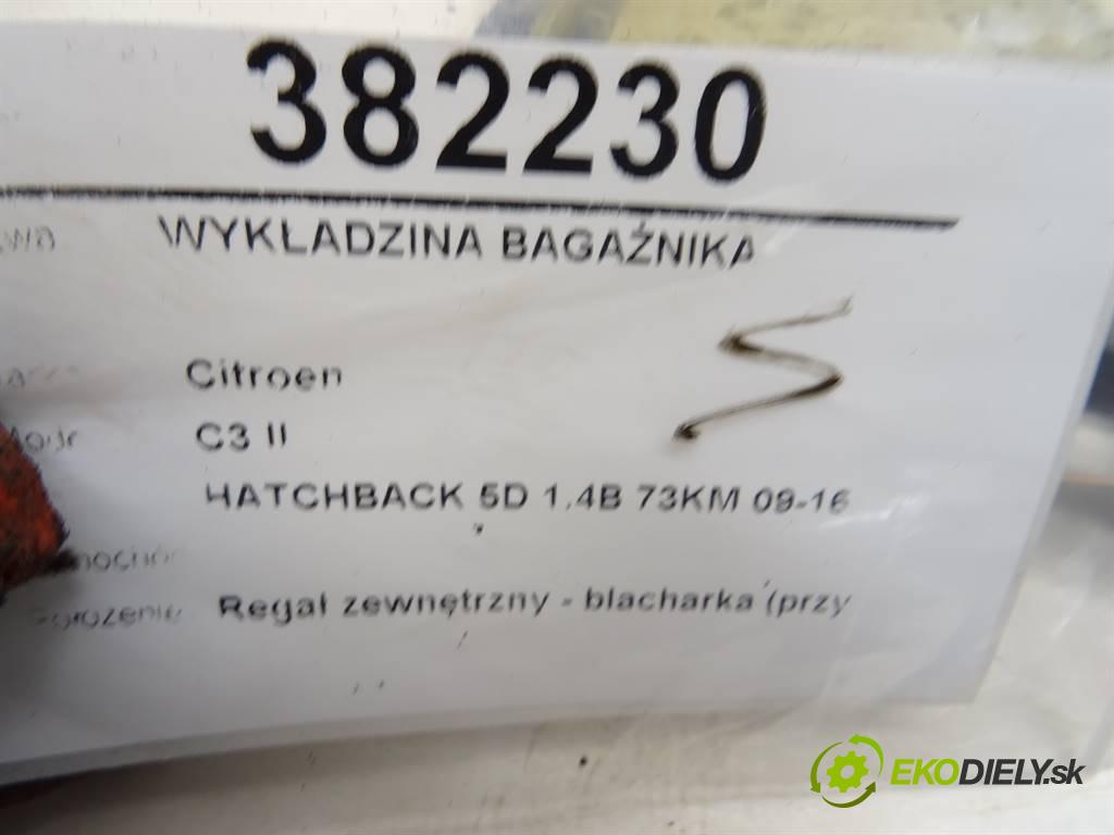 Citroen C3 II    HATCHBACK 5D 1.4B 73KM 09-16  KRYTINA: kufra 96833234ZD