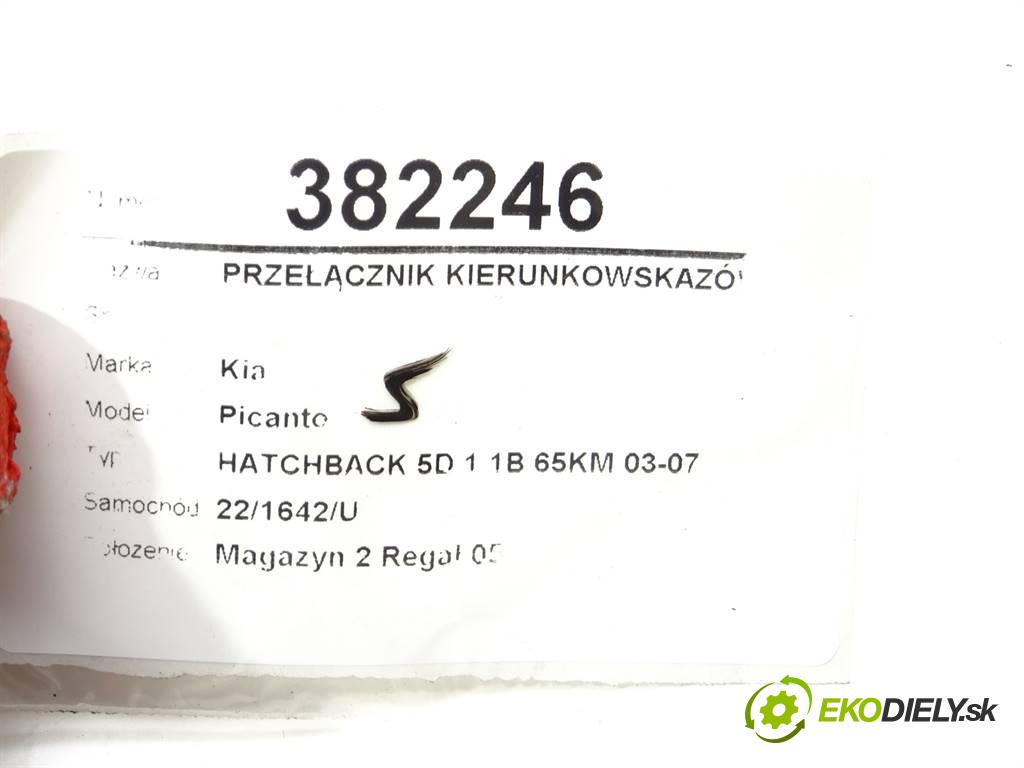 Kia Picanto  2004 48KW HATCHBACK 5D 1.1B 65KM 03-07 1086 Prepínač smeroviek 32932A (Prepínače, spínače, tlačidlá a ovládače kúrenia)