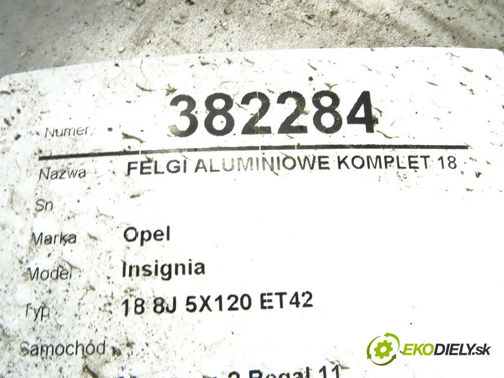 Opel Insignia    18 8J 5X120 ET42  disky hliníkové 18  (Hliníkové)