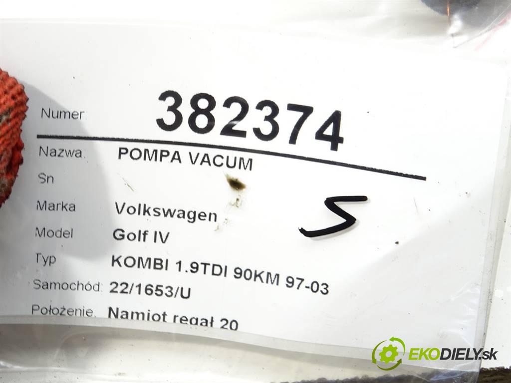 Volkswagen Golf IV  1999 66 kW KOMBI 1.9TDI 90KM 97-03 1900 Pumpa vákuová