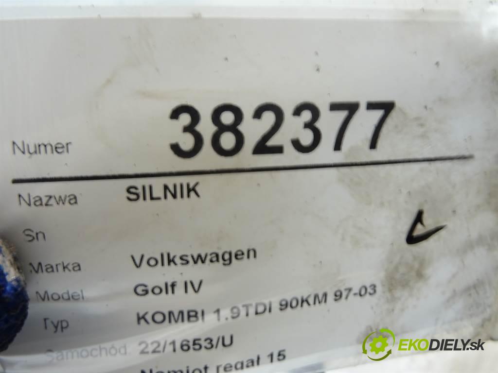 Volkswagen Golf IV  1999 66 kW KOMBI 1.9TDI 90KM 97-03 1900 Motor ALH (Motory (kompletné))