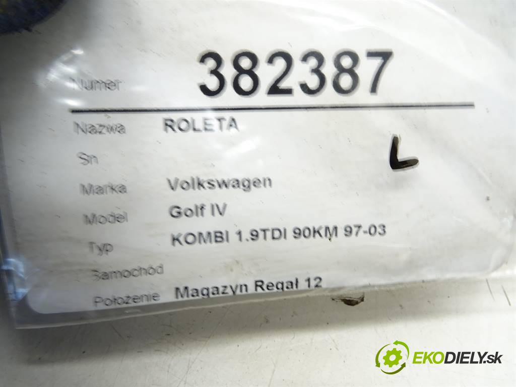 Volkswagen Golf IV    KOMBI 1.9TDI 90KM 97-03  Roleta 1J9867871J (Rolety kufra)