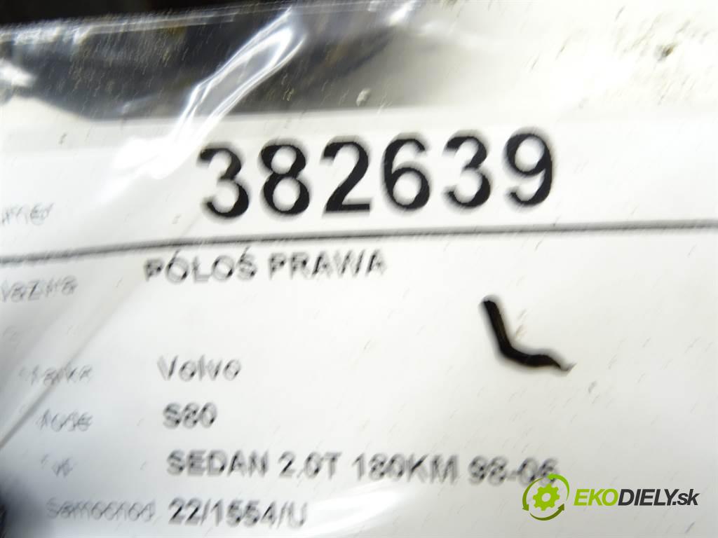 Volvo S80  2000 132 kW SEDAN 2.0T 180KM 98-06 2000 poloos pravá  (Poloosy)