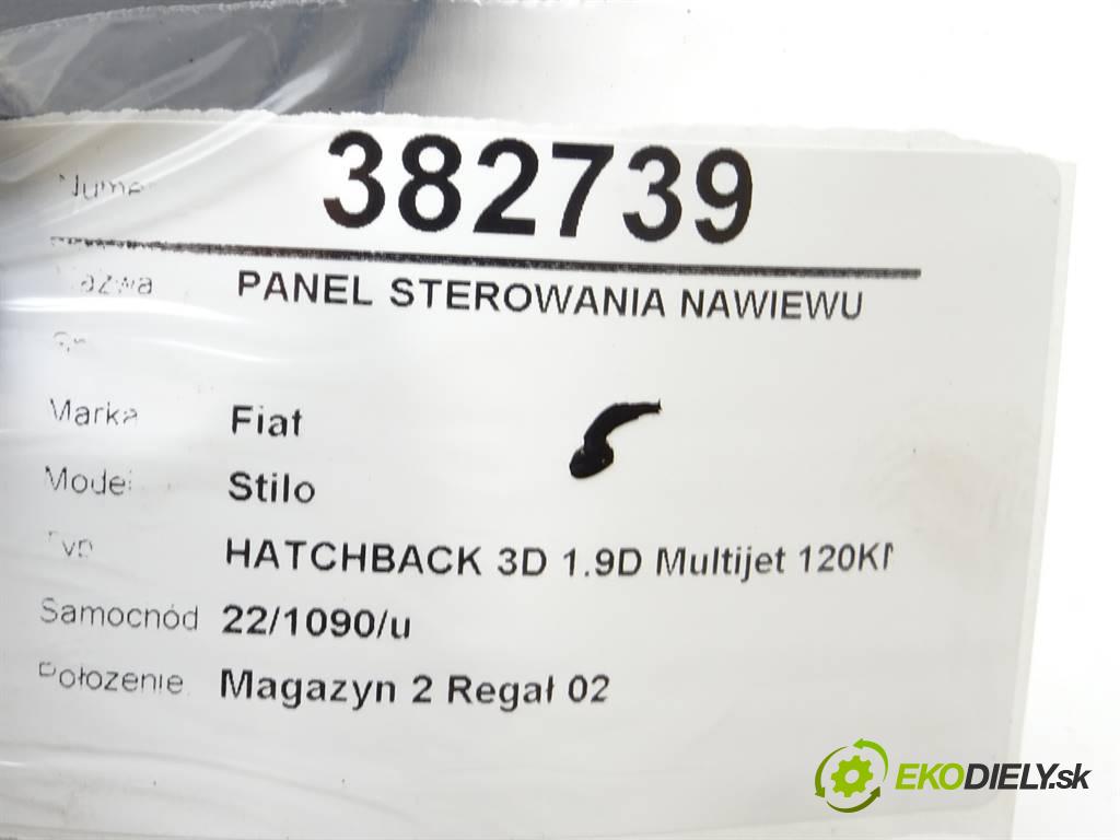 Fiat Stilo  2006 88 kW HATCHBACK 3D 1.9D Multijet 120KM 01-07 1900 Panel ovládania kúrenia 555600001704 (Prepínače, spínače, tlačidlá a ovládače kúrenia)