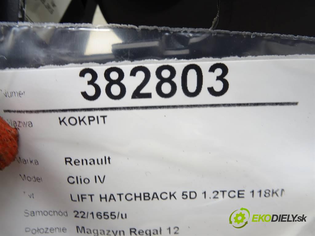 Renault Clio IV  2016 87 kW LIFT HATCHBACK 5D 1.2TCE 118KM 12-19 1200 Palubná doska  (Palubné dosky)