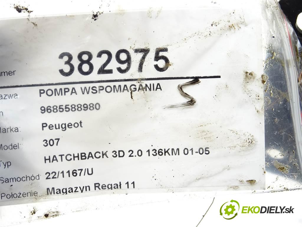Peugeot 307  2003 100 kW HATCHBACK 3D 2.0 136KM 01-05 2000 Pumpa servočerpadlo 9685588980 (Servočerpadlá, pumpy riadenia)