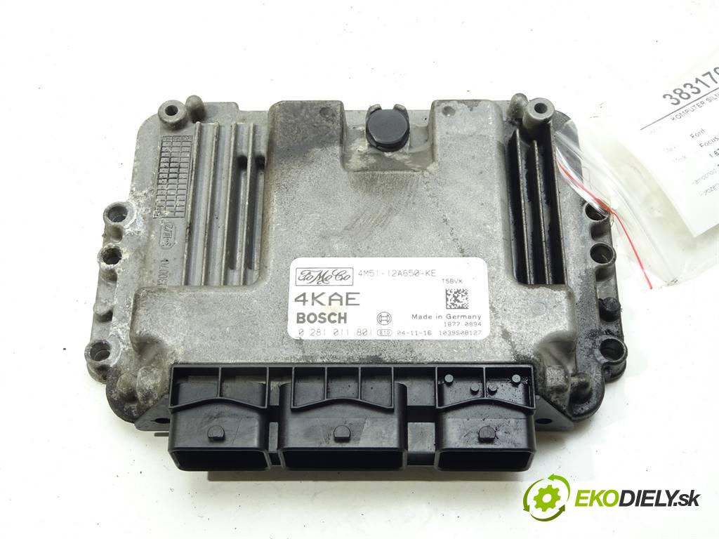 Ford Focus C-Max  2004 80KW 1.6TDCI 109KM 03-06 1560 riadiaca jednotka Motor 4M51-12A650-KE (Riadiace jednotky)