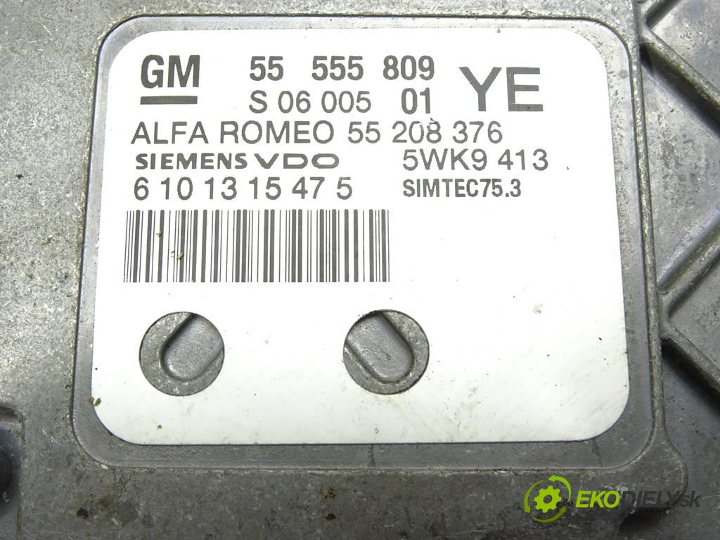 Alfa Romeo 159  2007 103 kW SEDAN 4D 1.8B 140KM 04-11 1800 riadiaca jednotka Motor 55555809 (Riadiace jednotky)