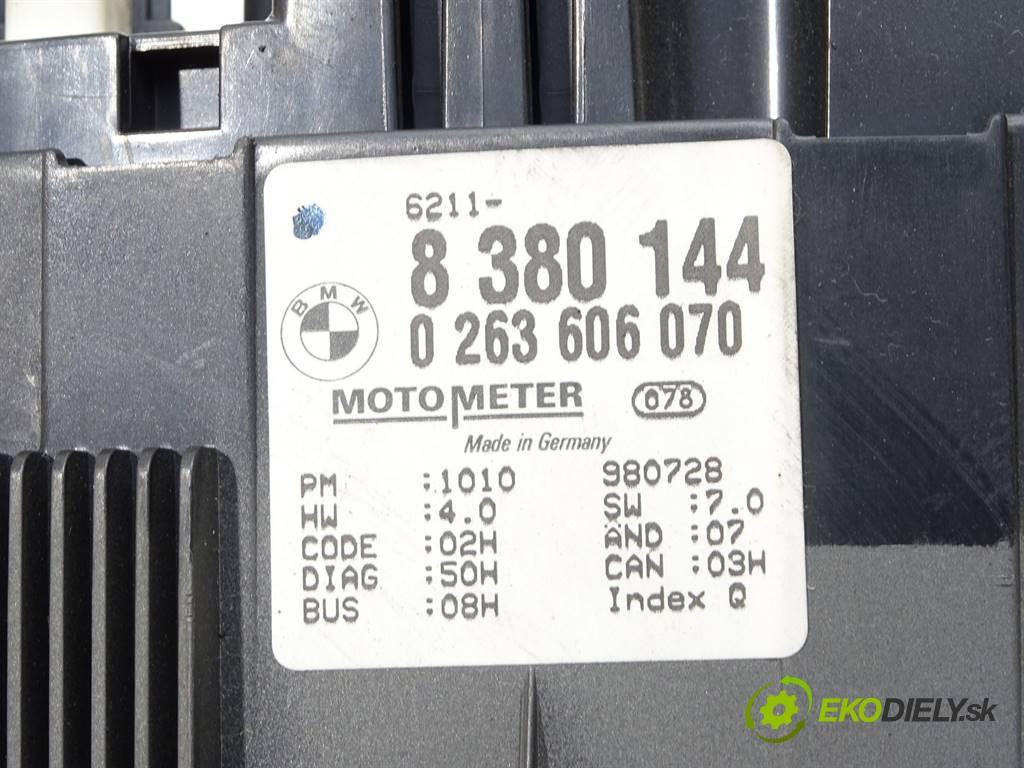 BMW 3 E46  1998 87 kW SEDAN 1.8B 1.9B 118KM 98-03 2000 prístrojovka 8380144 (Přístrojové desky, displeje)