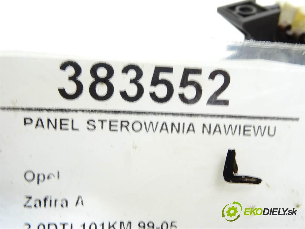 Opel Zafira A  2001 74 kW 2.0DTI 101KM 99-05 2000 Panel ovládania kúrenia  (Prepínače, spínače, tlačidlá a ovládače kúrenia)