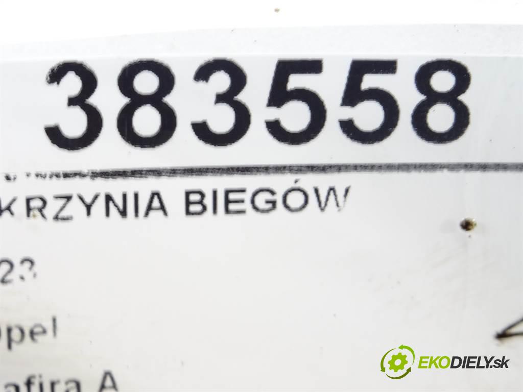Opel Zafira A  2001 74 kW 2.0DTI 101KM 99-05 2000 Prevodovka F23 (Prevodovky)