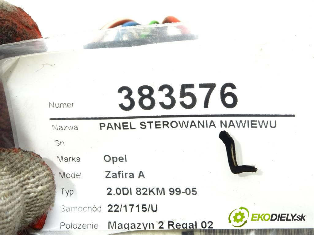 Opel Zafira A  2001 74 kW 2.0DI 82KM 99-05 2000 Panel ovládania kúrenia  (Prepínače, spínače, tlačidlá a ovládače kúrenia)