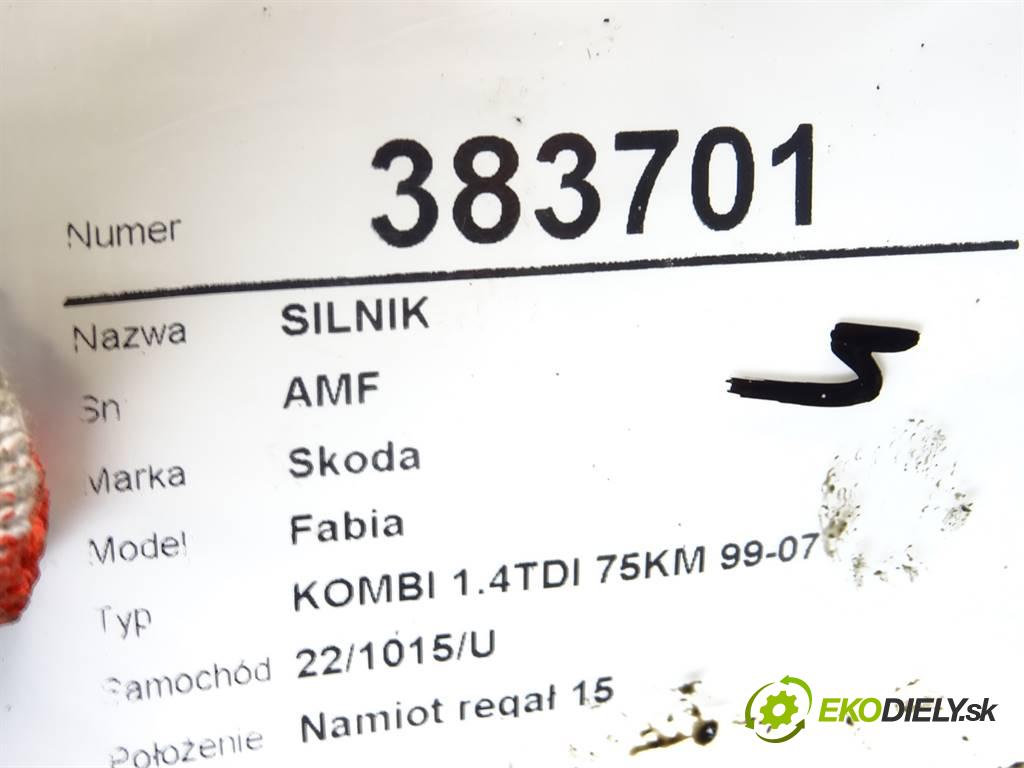 Skoda Fabia  2005 55 kW KOMBI 1.4TDI 75KM 99-07 1400 Motor AMF (Motory (kompletné))