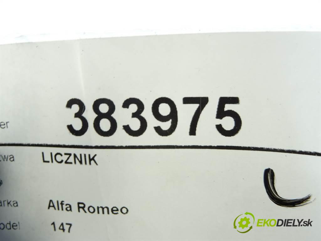 Alfa Romeo 147  2003 77 kW HATCHBACK 3D 1.6B 105KM 00-10 1600 Prístrojovka 735374401 (Prístrojové dosky, displeje)