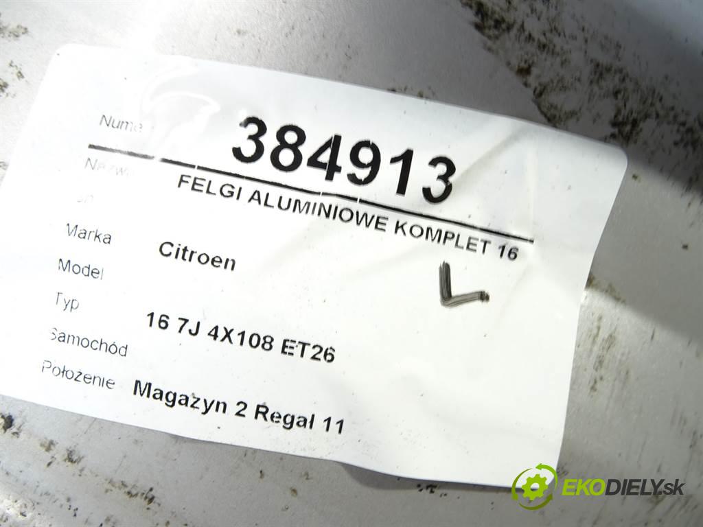 Citroen     16 7J 4X108 ET26  disky hliníkové 16  (Hliníkové)