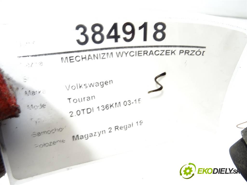 Volkswagen Touran    2.0TDI 136KM 03-15  Mechanizmus stieračov predný pravy 1T0955120