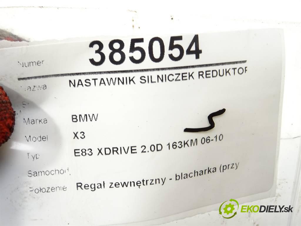 BMW X3    E83 XDRIVE 2.0D 163KM 06-10  nastavovač motorek REDUCER: 7566250 0130008507