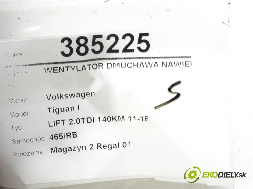 Volkswagen Tiguan I  2014 103 kW LIFT 2.0TDI 140KM 11-16 2000 Ventilátor ventilátor kúrenia 3C1820015T (Ventilátory kúrenia)
