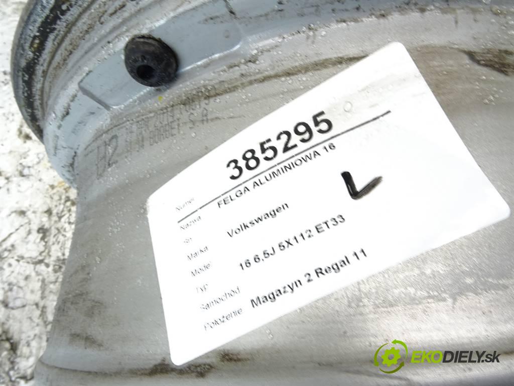 Volkswagen     16 6,5J 5X112 ET33  disk 16  (Hliníkové)