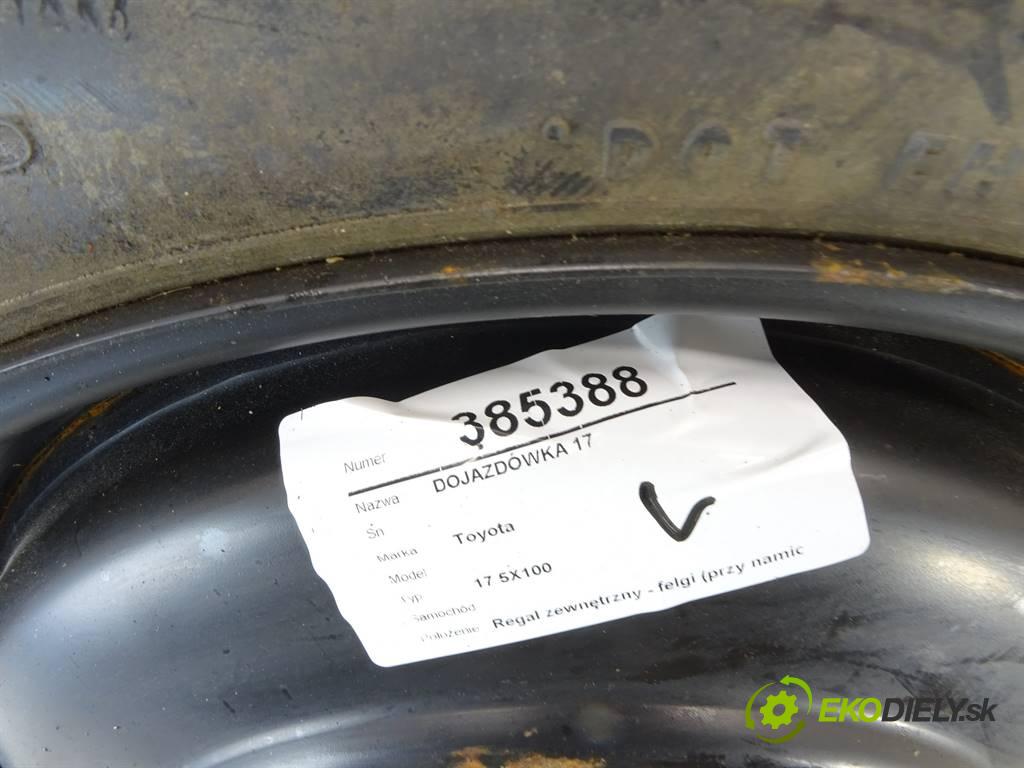 Toyota     17 5X100  Rezerva 17  (Kolesá dojazdové)