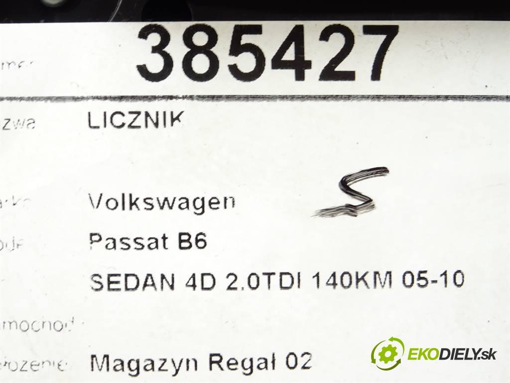 Volkswagen Passat B6    SEDAN 4D 2.0TDI 140KM 05-10  Prístrojovka A2C53145550 (Prístrojové dosky, displeje)