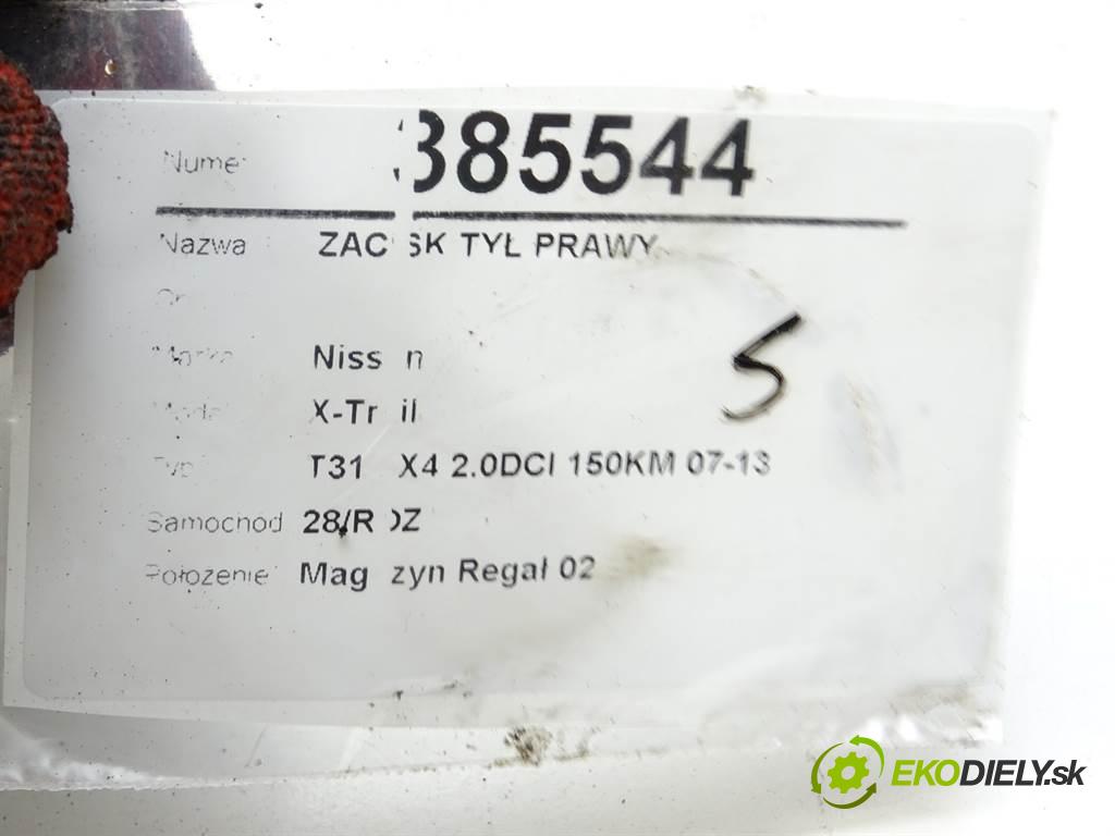 Nissan X-Trail  2007 127 kW T31 4X4 2.0DCI 150KM 07-13 2000 Brzdič strmeň zad pravy  (Ostatné)