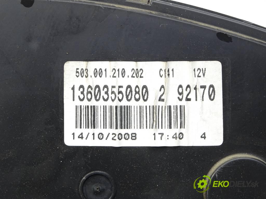 Fiat Ducato III  2008 88KW 2.3JTD 120KM 06- 2287 Prístrojovka 1360355080 (Prístrojové dosky, displeje)