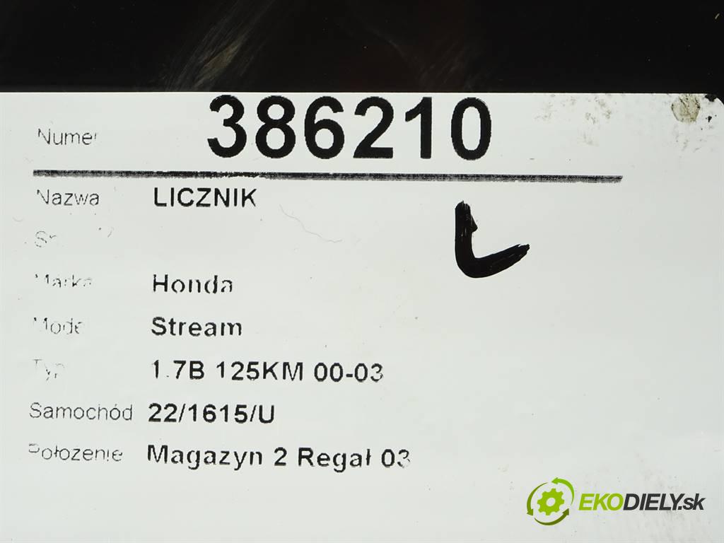Honda Stream  2003 92 kW 1.7B 125KM 00-03 1700 Prístrojovka 78100-G000 (Prístrojové dosky, displeje)