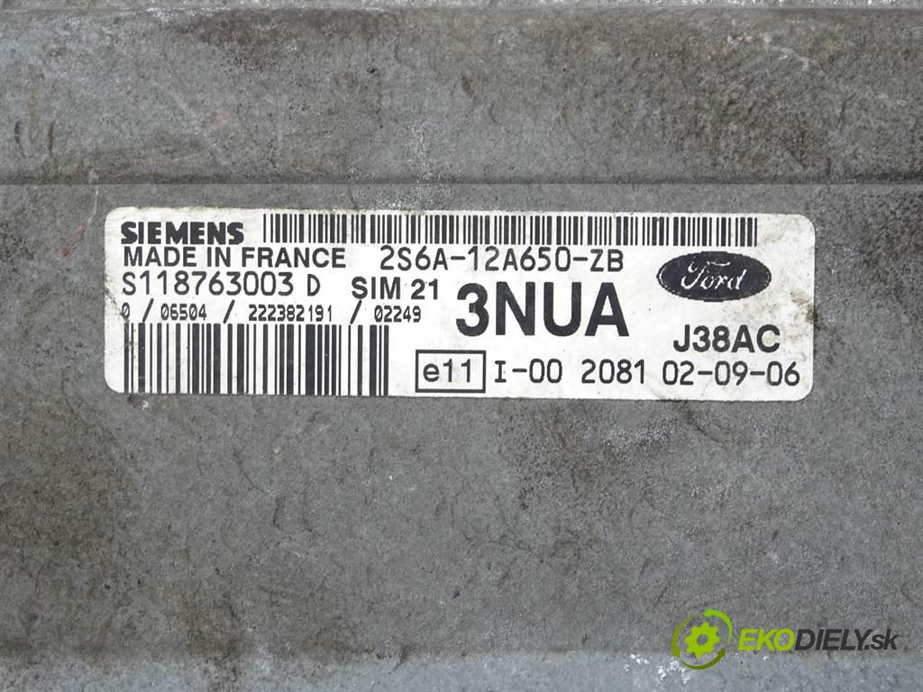 Ford Fiesta V  2002 51 kW MK6 HATCHBACK 5D 1.3B 69KM 02-08 1300 riadiaca jednotka Motor 2S6A-12A650-ZB (Riadiace jednotky)