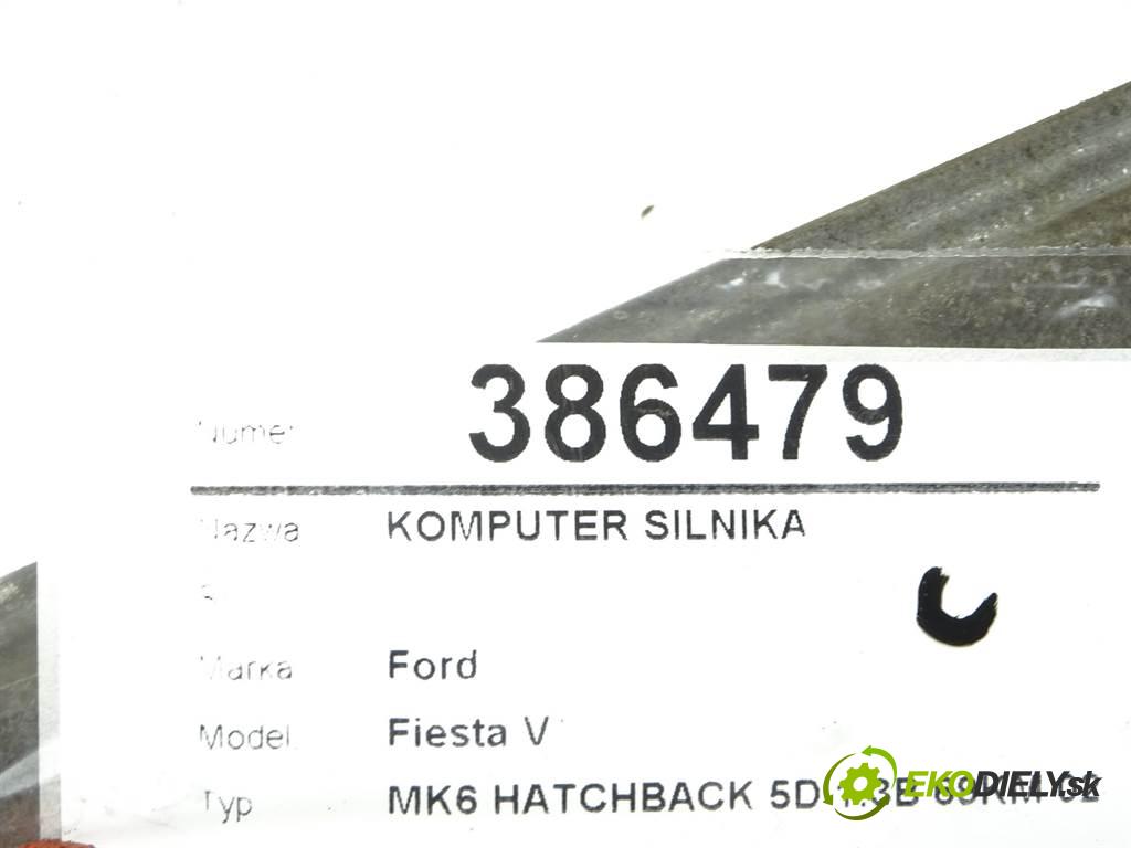 Ford Fiesta V  2002 51 kW MK6 HATCHBACK 5D 1.3B 69KM 02-08 1300 řídící jednotka motora 2S6A-12A650-ZB (Řídící jednotky)