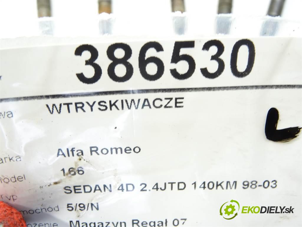 Alfa Romeo 166  2001  SEDAN 4D 2.4JTD 140KM 98-03 2400 vstřikovací ventily 0445110068