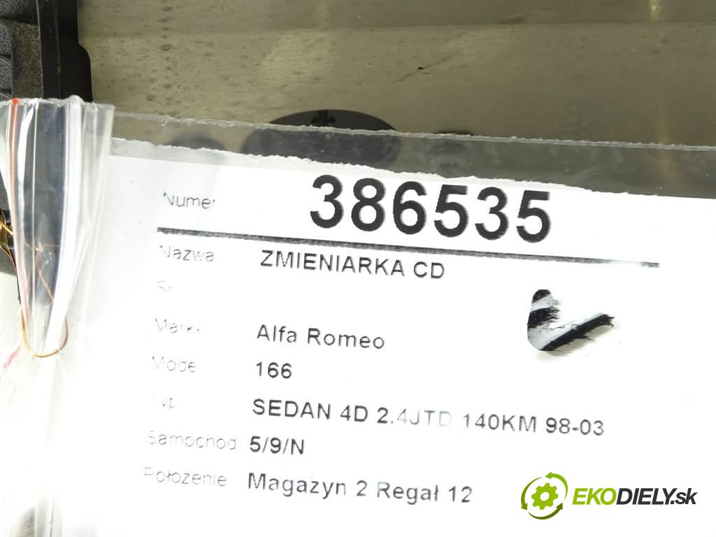 Alfa Romeo 166  2001  SEDAN 4D 2.4JTD 140KM 98-03 2400 Menič CD 60658302 60670601 (CD meniče)