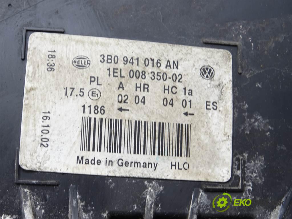 Volkswagen Passat B5 FL  2002 85 kW SEDAN 2.0B 115KM 00-05 2000 Svetlomet pravy 3B0941016AN (Pravé)