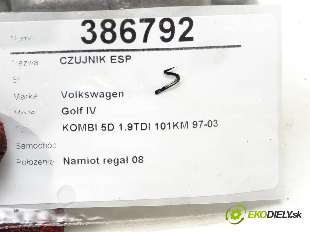 Volkswagen Golf IV    KOMBI 5D 1.9TDI 101KM 97-03  snímač ESP 1J0907655A