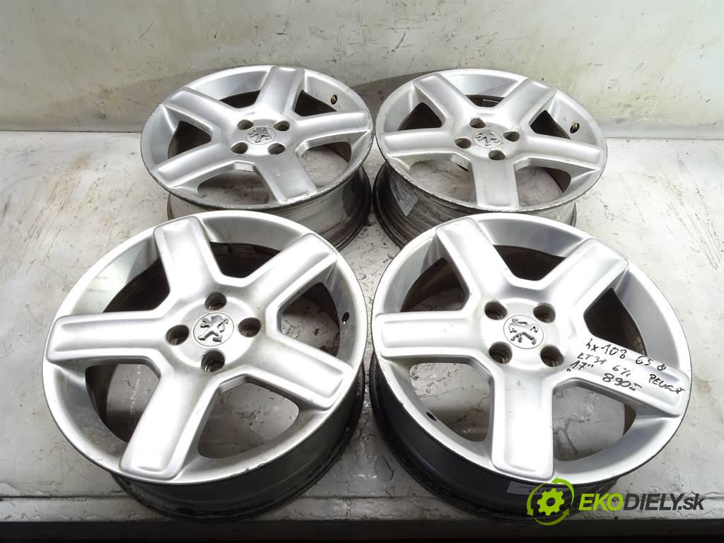 Peugeot     17 6,5J 4X108 ET31  disky hliníkové 17  (Hliníkové)