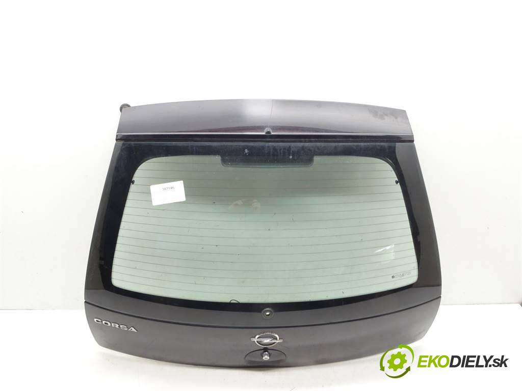 Opel Corsa C  2005 44 kW HATCHBACK 3D 1.0B 60KM 00-06 1000 zadní část kapota  (Zadní kapoty)