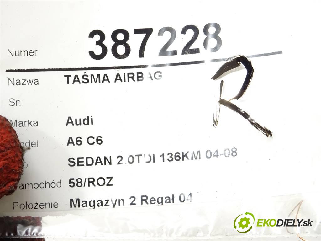 Audi A6 C6  2006 100 kW SEDAN 2.0TDI 136KM 04-08 2000 Krúžok, slimák airbag 4E0953541B (Airbagy)