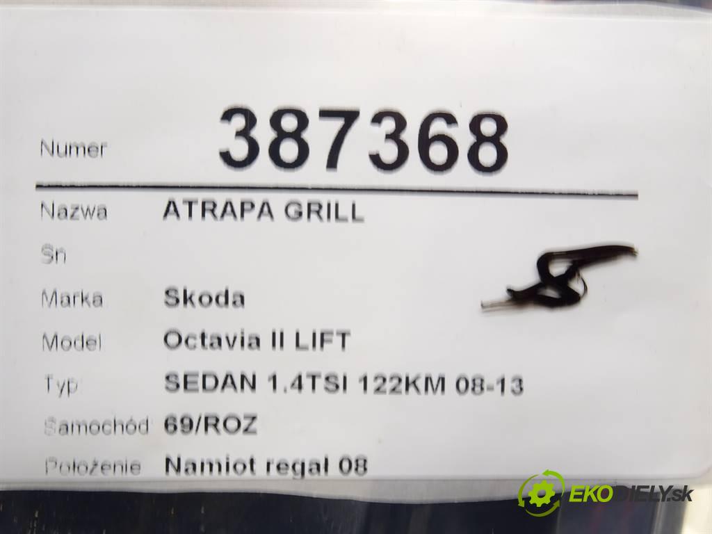 Skoda Octavia II LIFT  2010 122KM SEDAN 1.4TSI 122KM 08-13 1400 Mriežka maska 1Z0853651C (Mriežky, masky)